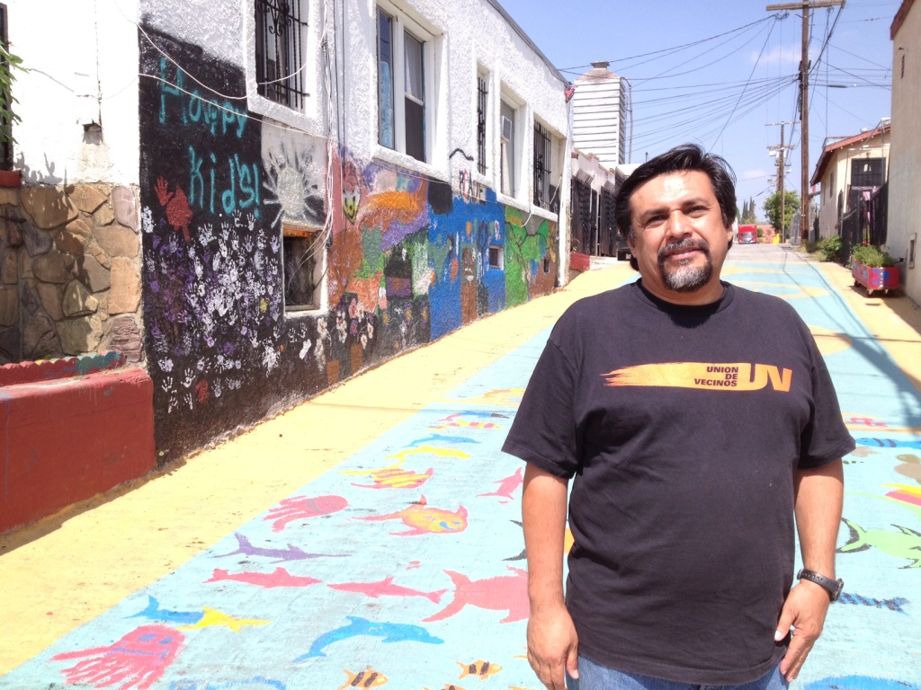 Boyle Heights resident Leonardo Vilchis, of Union de Vecinos, says the next mayor can have a lot of influence on toxic pollution in his neighborhood.