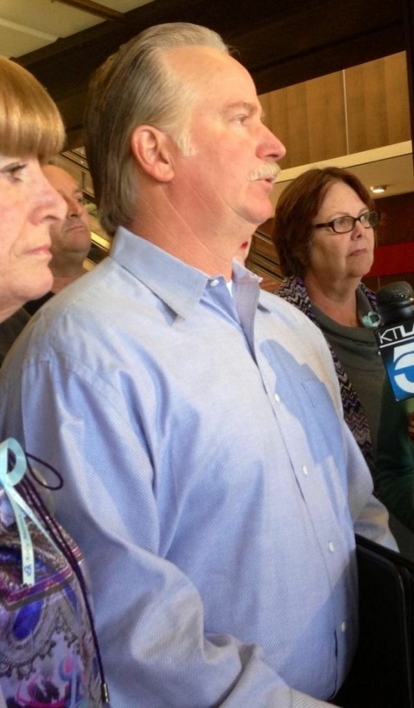 "I'd like this trial to proceed for my son to get the justice he deserves," said Ron Thomas, the father of Kelly Thomas, after a judge Friday in Santa Ana refused to dismiss charges against two former Fullerton police officers charged in connection with the beating of Kelly Thomas, who later died of his injuries.