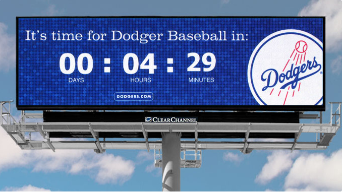 A judge ordered Clear Channel to turn off the power on 67 digital billboards in the Los Angeles area. On Monday, the company complied with the court order.