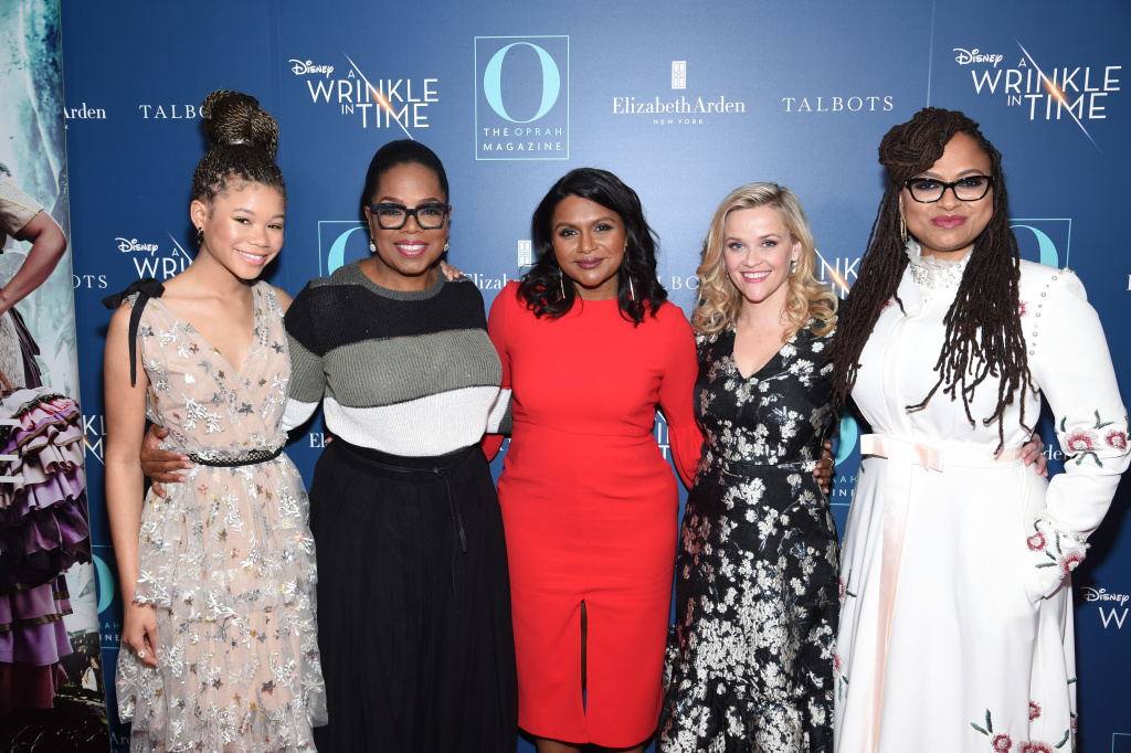 O, The Oprah Magazine Hosts Special NYC Screening Of Storm Reid, Oprah Winfrey, Mindy Kaling, Reese Witherspoon and Ava DuVernay attend as O, The Oprah Magazine hosts special NYC screening of
