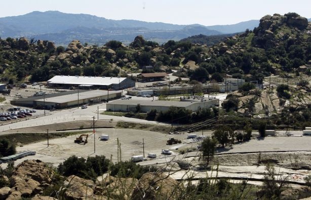 This Feb. 12, 2009 photo shows buildings at the old Rocketdyne facility, the Santa Susana Field Laboratory, in the Simi Valley area near Los Angeles.