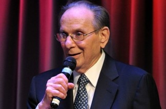 Mercer 11753 Songwriters are either hams, or just concerned that SOMEONE performs their songs right ... or maybe both. Here's Hal David singing at the Grammy Museum's Songwriters Hall of Fame Gallery inaugural concert, and he can still put a song over.