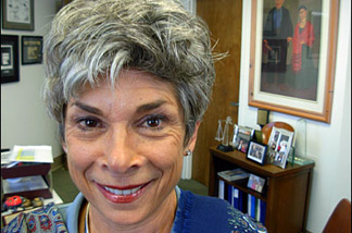 Mercer 8107 L.A. City Controller Laura Chick, in her office this week, has exposed millions of dollars of wasted taxpayers dollars.