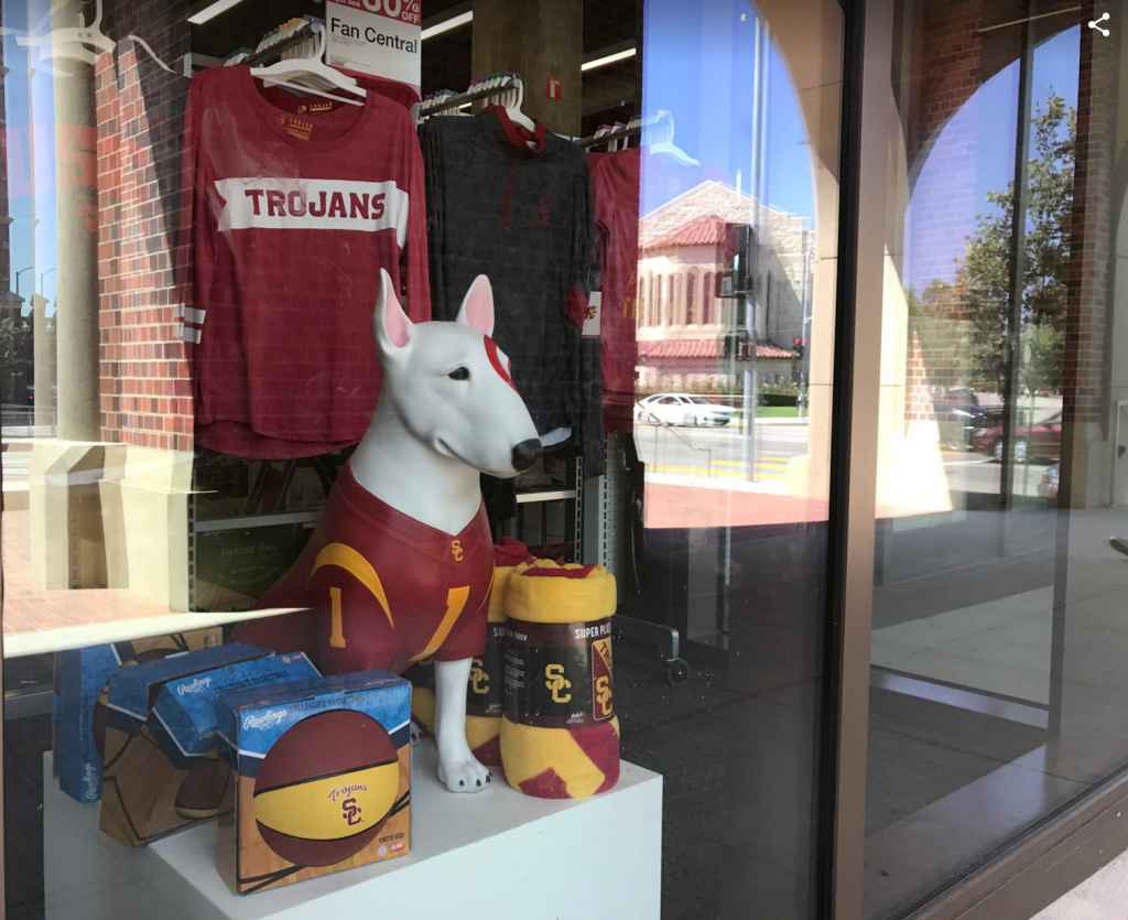 The new Target at USC Village features an inventory of Trojan gear. The new Target at USC Village features an inventory of Trojan gear.