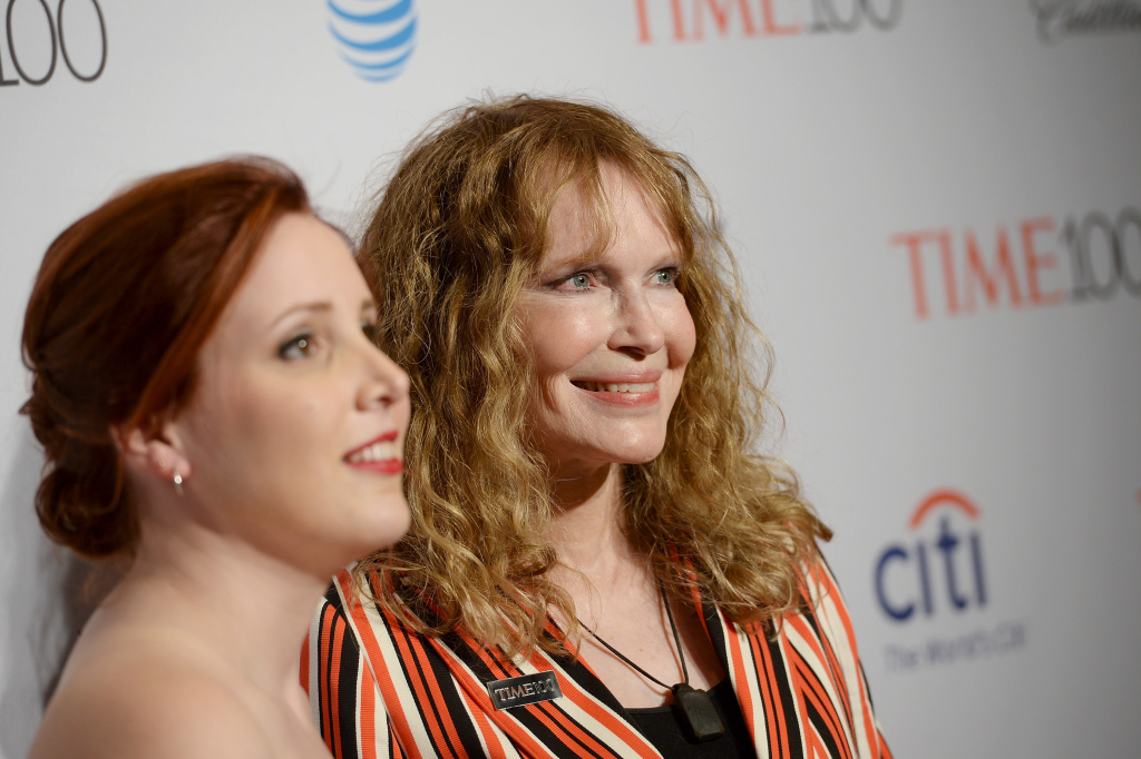 2016 Time 100 Gala, Time's Most Influential People In The World - Lobby Arrivals Dylan Farrow (left) and Mia Farrow attend the 2016 Time 100 Gala, Time's Most Influential People In The World event on April 26, 2016 in New York City.