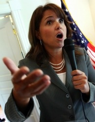 Mercer 20403 Former U.S. Senate candidate Christine O'Donnell speaks to Virginia Tea Party members during a rally on August 18, 2011 in Arlington, Virginia.
