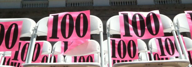 The chairs, set up by protesters in front of the California Capitol on May 11, 2011, represented 40,000 teachers California public school districts have laid off in the last three years.