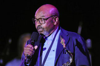 James Moody onstage at the ASCAP Pied Piper award celebration in honor of Quincy Jones at the Nokia Theatre on April 22, 2008 in New York City. Moody passed away this December.