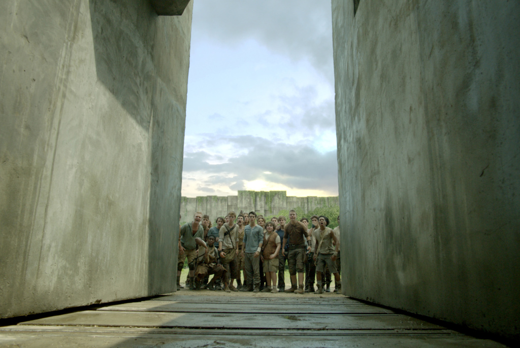 THE MAZE RUNNER The Gladers investigate a towering, mysterious and dangerous maze.