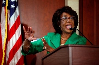 File photo: Rep. Maxine Waters (D-CA) holds a news conference on Aug. 13, 2010 in Washington, D.C., to challenge the charges made against her by the House of Representatives ethics committee.