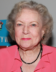 Actress Betty White attends the opening of Pink's Hot Dogs and the unveiling of the Betty White 'Naked' Hot Dog at Pink's Universal CityWalk on April 19, 2010 in Universal City, California.