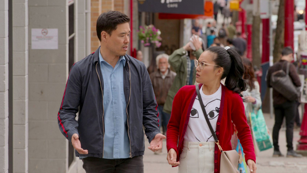 Randall Park and Ali Wong in Always Be My Maybe. Randall Park and Ali Wong in Always Be My Maybe.