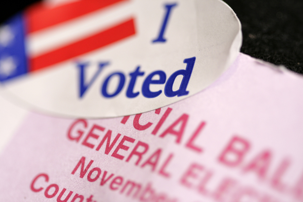 i voted sticker ballot election