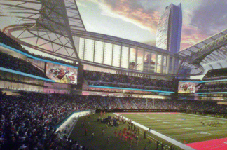 Mercer 16530 Rendering of the proposed NFL Stadium in downtown Los Angeles