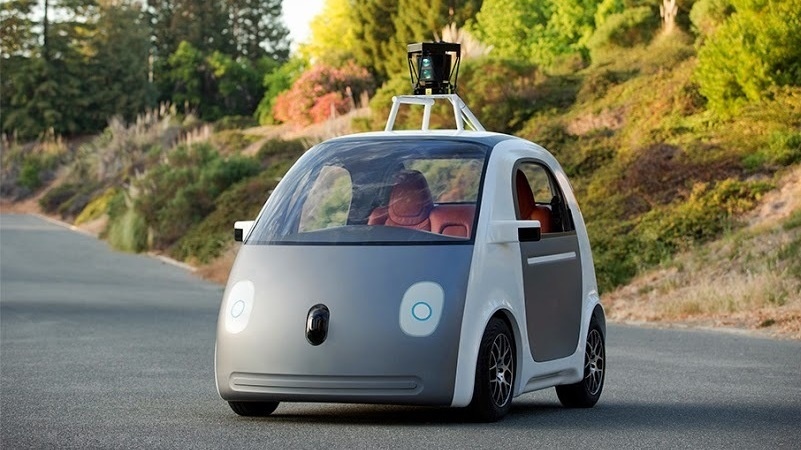 An image released by Google Tuesday shows an early version of its driverless vehicle. The company has built several prototypes of the self-driving car. An image released by Google shows an early version of its driverless vehicle. The company has built several prototypes of the self-driving car.