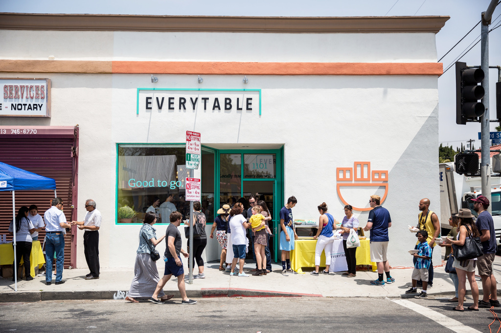 Everytable restaurant Everytable opened its first location, in South Los Angeles, on July 30.