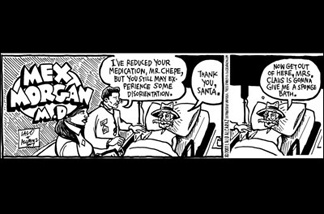 Mercer 7993 Dave Strickler's collection includes all of Lalo Alcaraz's