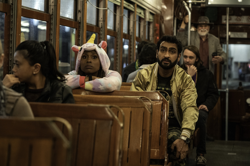 Issa Rae (L) and Kumail Nanjiana (R) in Issa Rae (L) and Kumail Nanjiana (R) in
