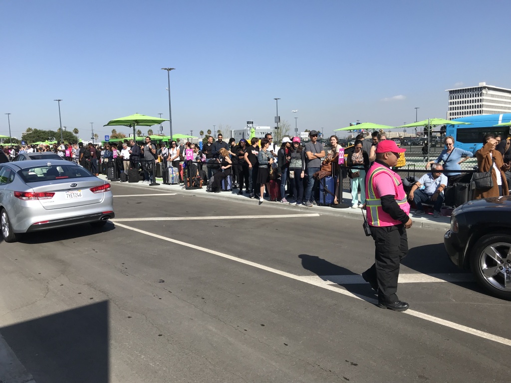 Audio LAX Travelers Frustrated By Wait Times At New Rideshare Pickup