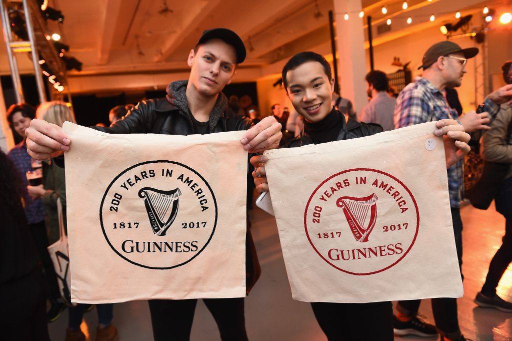 Guinness Open Gate Public House NYC Event Guinness celebrates 200 years since being exported to America at The Root on October 18, 2017 in New York City.