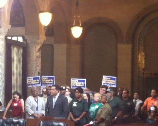 The Coalition of LA City Unions wants city employees and contractors to make $15/hour.