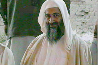 FILE - In this file television image broadcast on Qatar's Al-Jazeera TV, is said to show Osama bin Laden, at the wedding of his son in January of 2001. A person familiar with developments said Sunday, May 1, 2011 that bin Laden is dead and the U.S. has the body.
