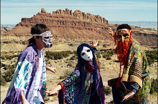 Mercer 7440 My Barbarian, The Hiker, the Watery Princess and the Demon in Dragon Canyon, Utah, from Silver Minds, 2006; courtesy of Aspen Art Museum, Aspen, Colorado.