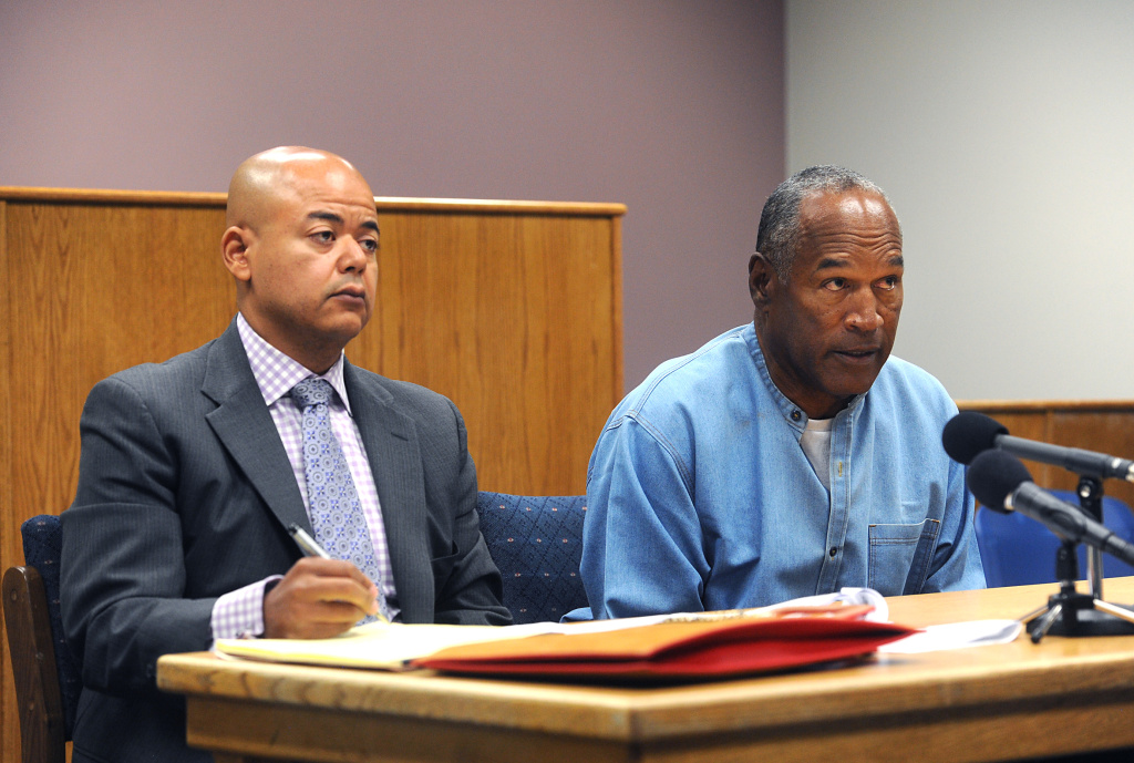 O.J. Simpson Granted Parole At Hearing O.J. Simpson attends a parole hearing at Lovelock Correctional Center on July 20, 2017 in Lovelock, Nevada.