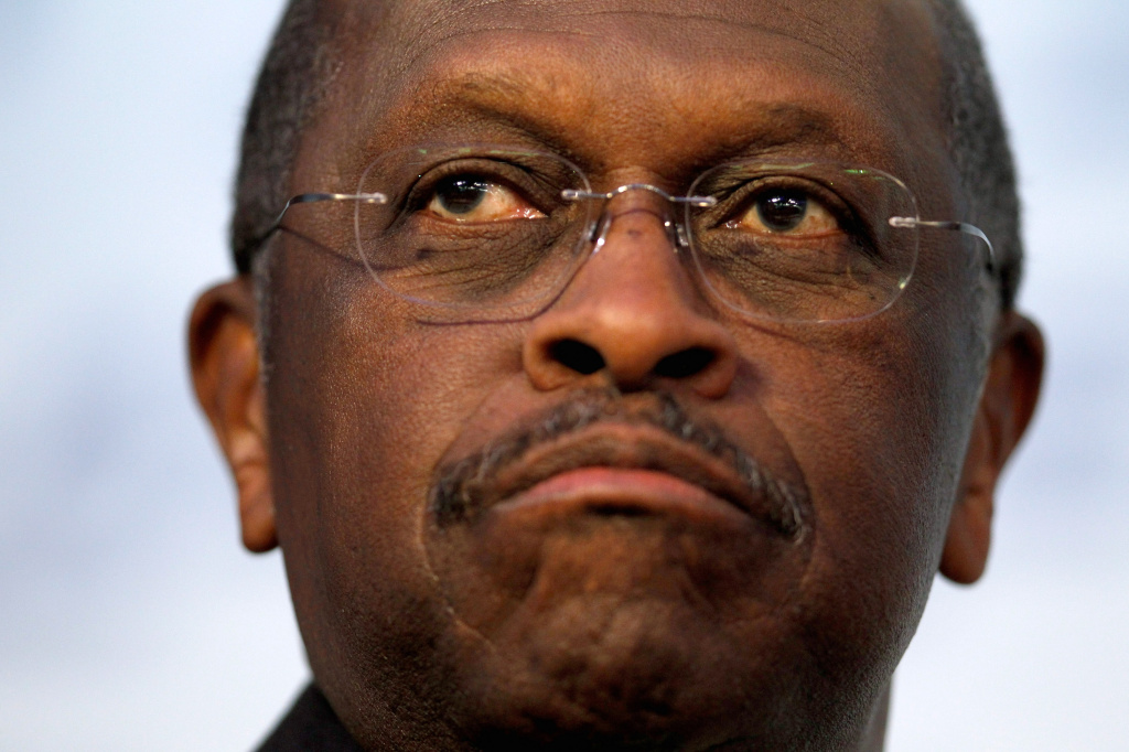 Herman Cain POLITICO.com reported Sunday that the National Restaurant Association paid settlements to two female employees who accused Herman Cain, GOP presidential hopeful and former Godfather's Pizza chief executive, of harassment when he was president of the association in the 1990s.