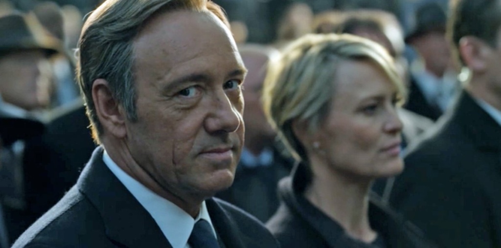 Netflix House of Cards Kevin Spacey. A promotional poster for the Netflix show