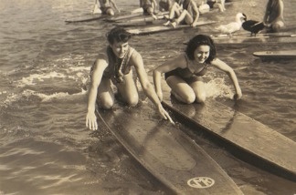 Mercer 18758 Old time paddleboarding!