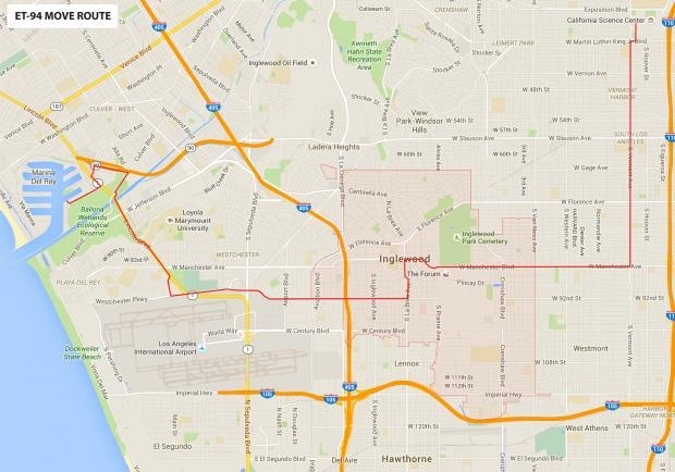 The shuttle will take 13-18 hours to make its way from Marina del Rey to the California Science Center.