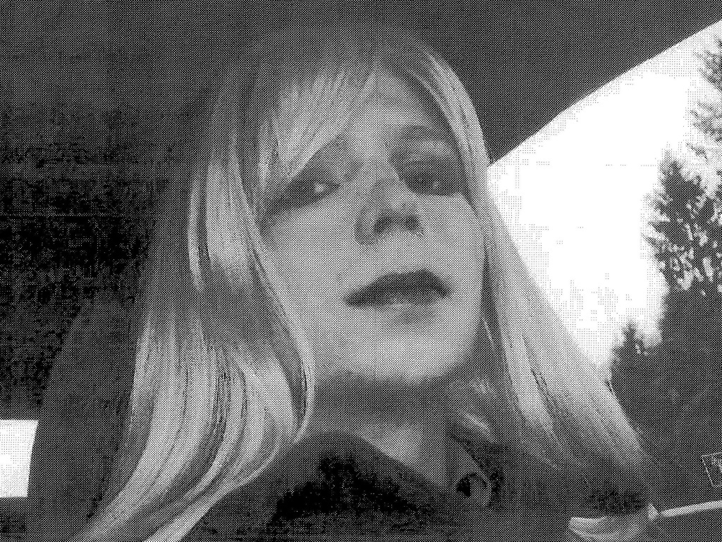 The soldier formerly known as Bradley Manning was dressed as a woman in this 2010 photograph.