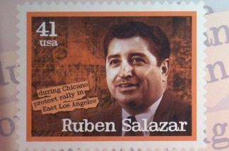 Ruben Salazar was one of five late journalists honored with a postage stamp in 2007.