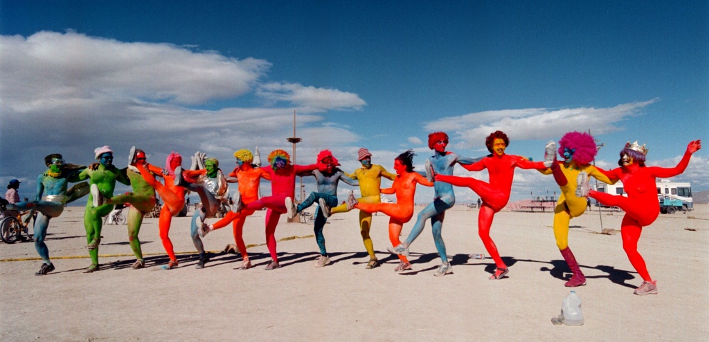 Burning Man Festival in the Nevada Desert The