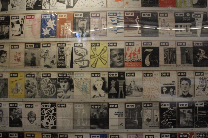 A collection of ONE Magazines at the ONE National Gay & Lesbian Archives at USC.