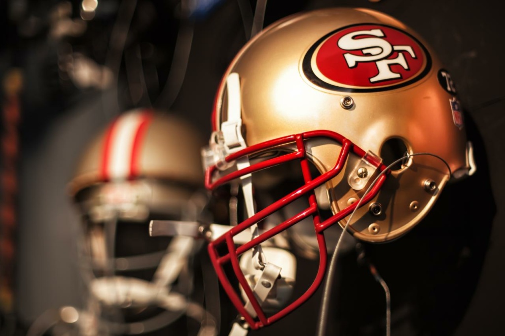 football 49ers helmet