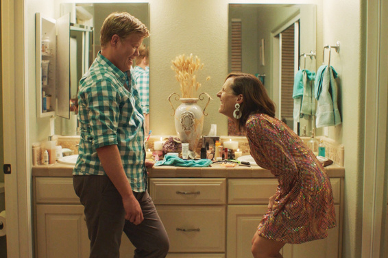 Other People Jesse Plemons (left) and Molly Shannon star in