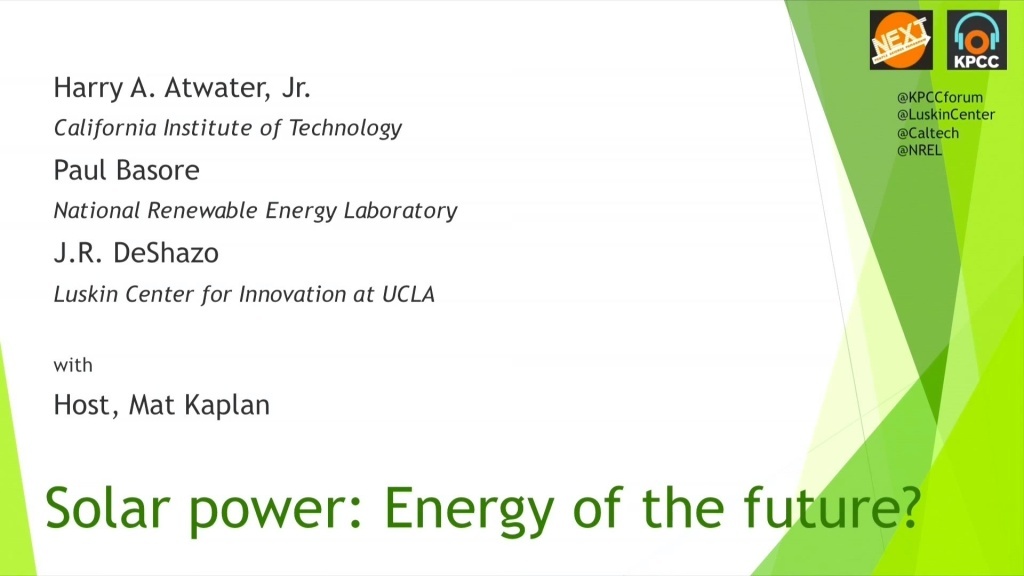 NEXT: Solar power - energy of the future?