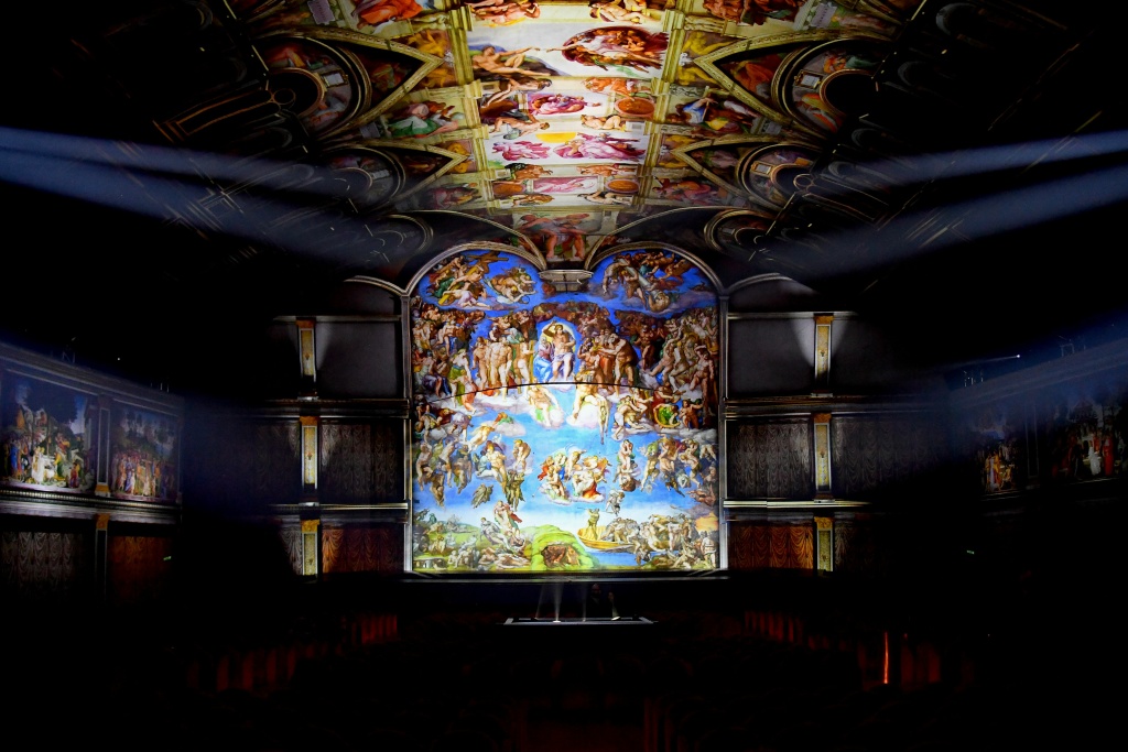 VATICAN-SHOW-SISTINE-CHAPEL A rehearsal of the show