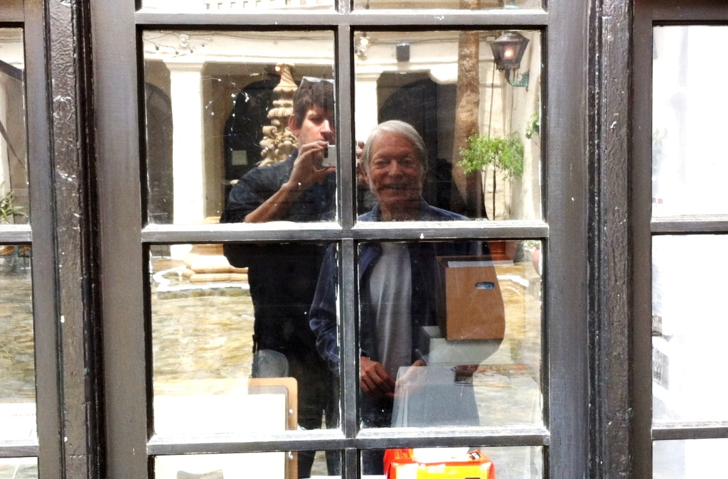 Off-Ramp's John Rabe with heart-throb Richard Chamberlain, reflecting at the Pasadena Playhouse. Off-Ramp's John Rabe with heart-throb Richard Chamberlain, reflecting at the Pasadena Playhouse.
