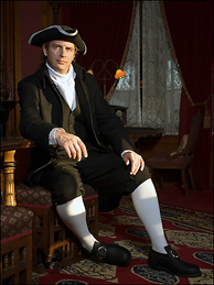 Mercer 7518 Ralph Lister as Thomas Paine, founding father and penniless pamphleteer.