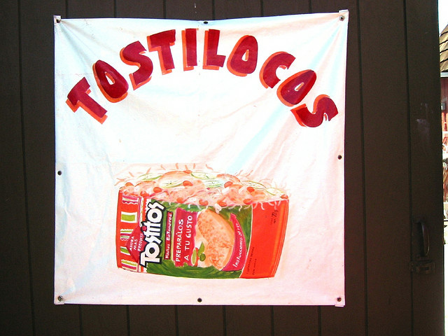Street Food Tostilocos Image of a Tostilocos vendor.