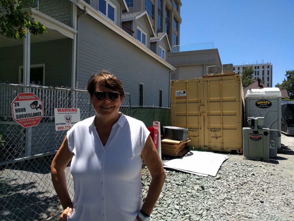 Maureen Sedonaen, CEO of Habitat for Humanity Greater San Francisco, stands in the vacant lot where the nonprofit is looking to build new affordable housing. Maureen Sedonaen, CEO of Habitat for Humanity Greater San Francisco, stands in the vacant lot where the nonprofit is looking to build new affordable housing.