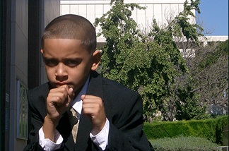 Mercer 7467 Ten-year-old champion boxer Moises