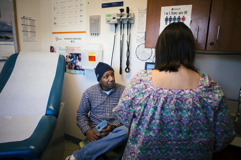 medicaid-4_custom-4f14126a48e6867d3c7c809714c432beb8609bbb-s800-c85.jpg Funn now sees nurse practitioner Amber Richert regularly at a Healthcare for the Homeless clinic in Baltimore.