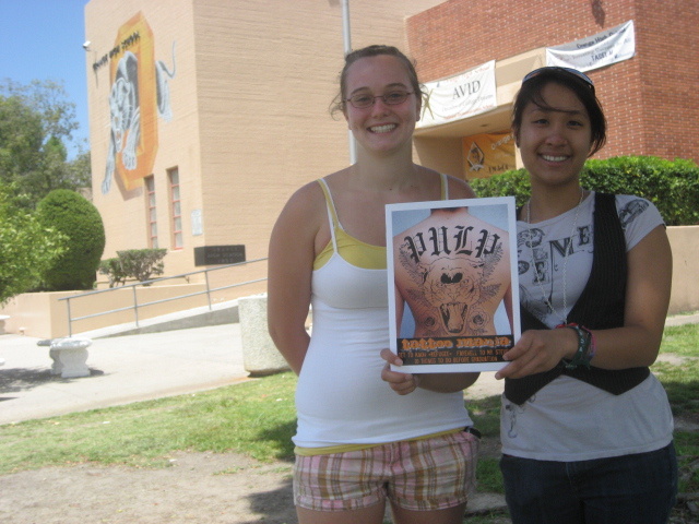 Orange High School students Angela Kapiloff and Lynn Lai allege the school's principal unlawfully censored their magazine.