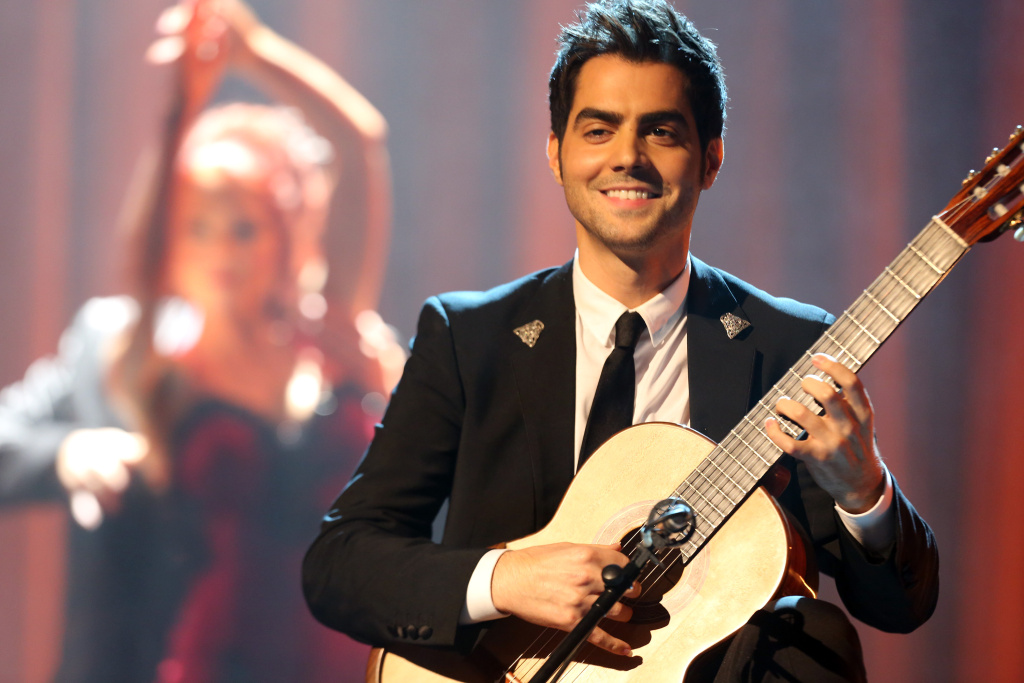 The Classical BRIT Awards 2012 Milos Karadaglic performs at the Royal Albert Hall for the Classical BRIT Awards on Tuesday, October 02, 2012 in London, UK. (Photo by John Marshall JME/Invision/AP)