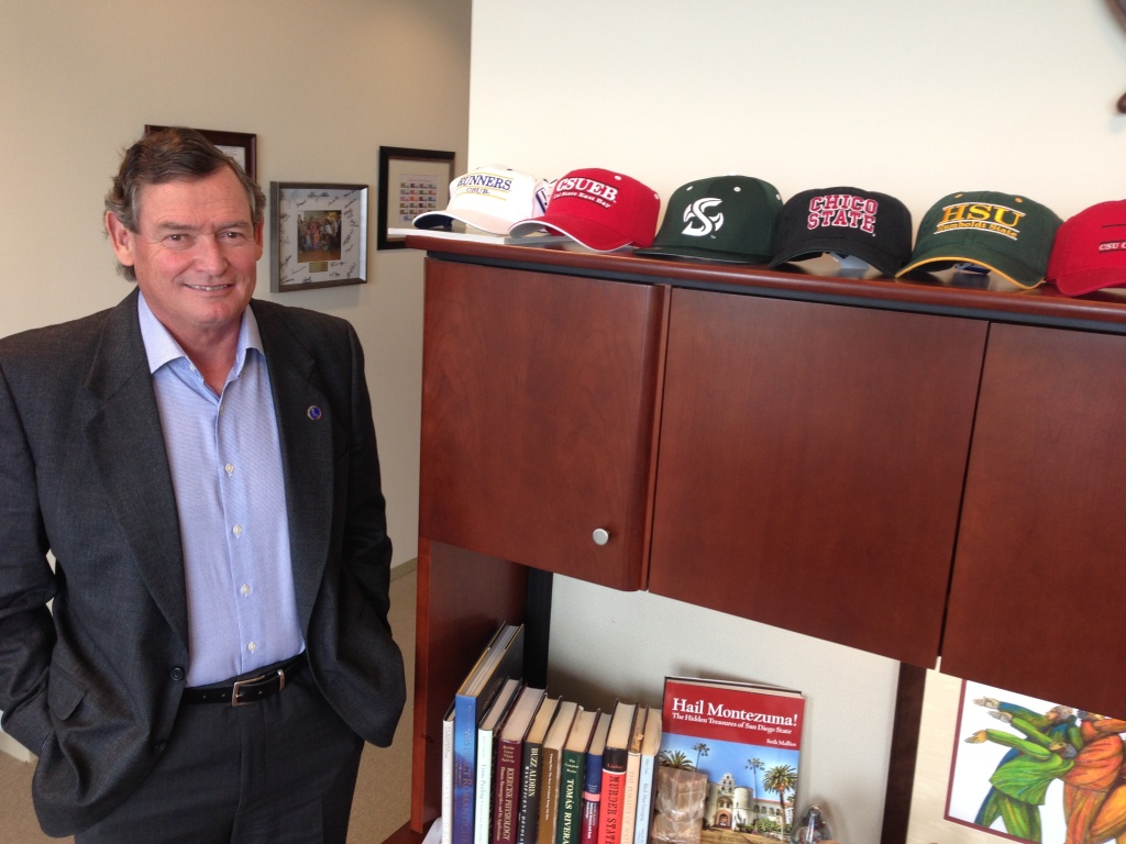 Chancellor Tim White has an improving economy on his side as he sets out to improve the California State University system. 
