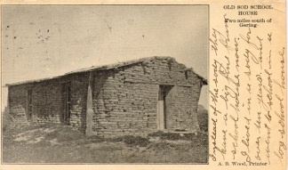 Mercer 5820 Sod house. Gering, Scotts Bluff County, Nebraska